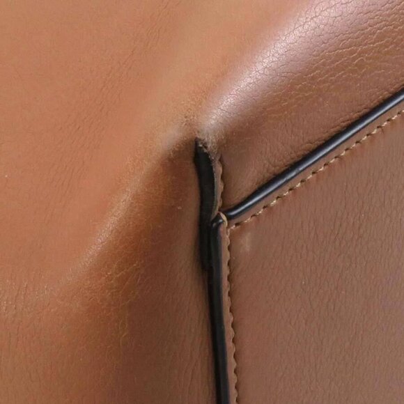 Auth LOEWE Anagram Handbag Shoulder Bag Brown Leather - Picture 7 of 14